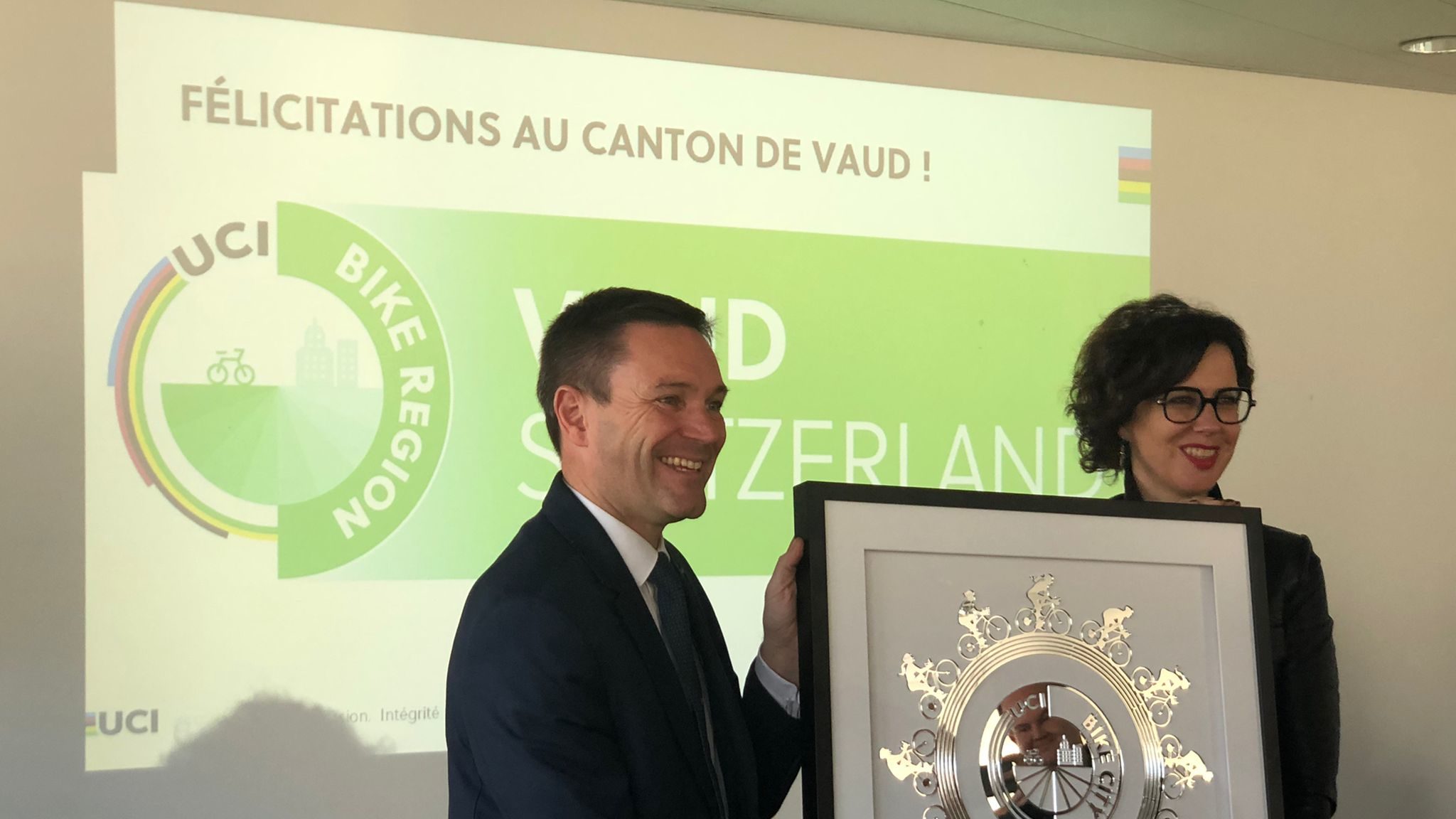 Le Canton de Vaud obtient le label UCI Bike Region